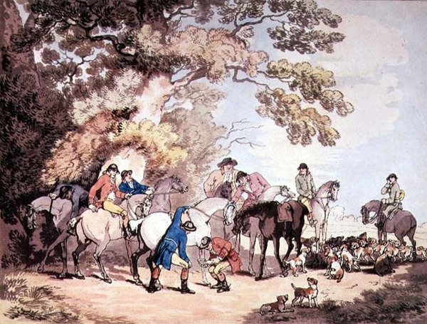 Uscire al mattino da Thomas Rowlandson