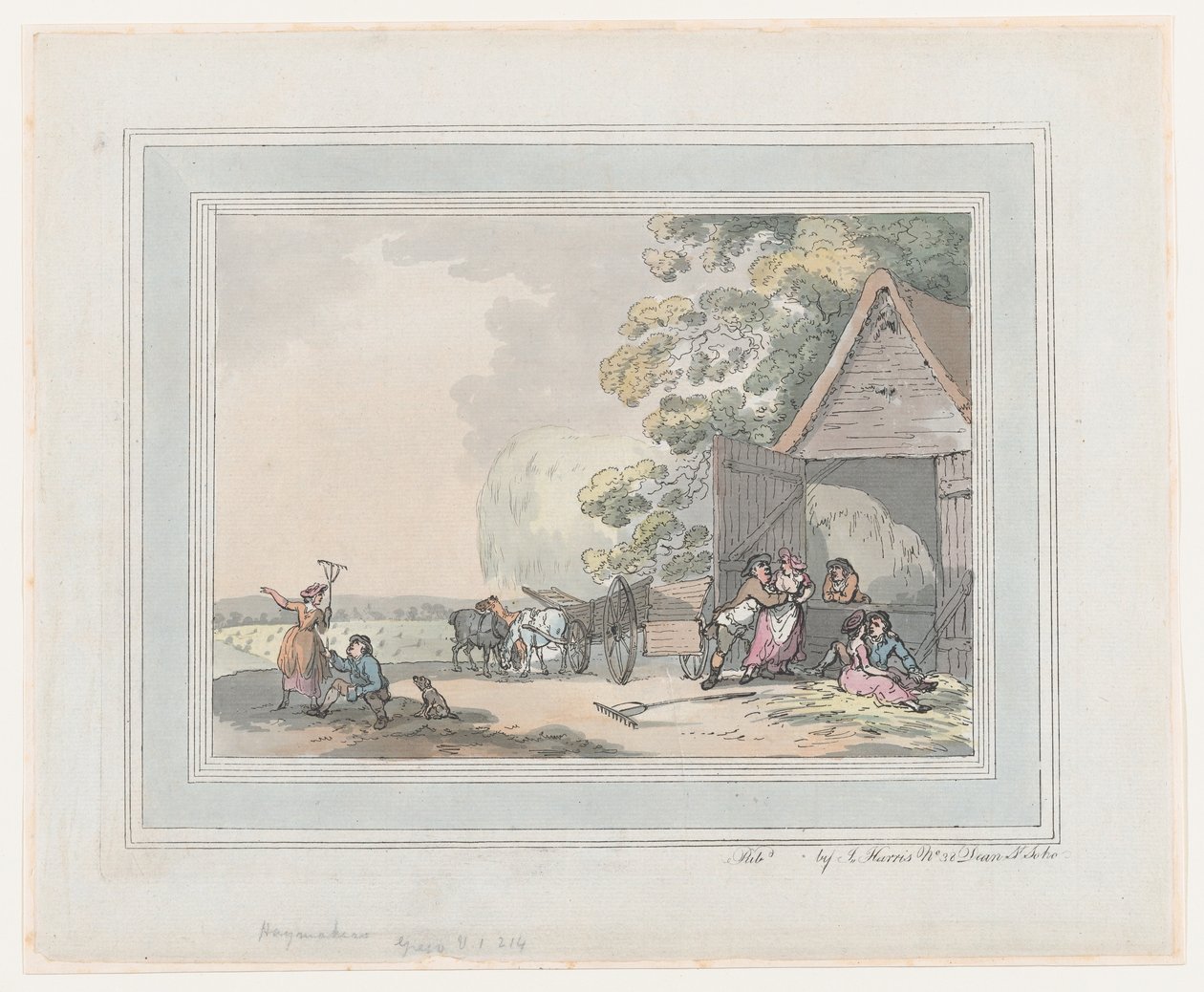 Fienai, 1787 da Thomas Rowlandson