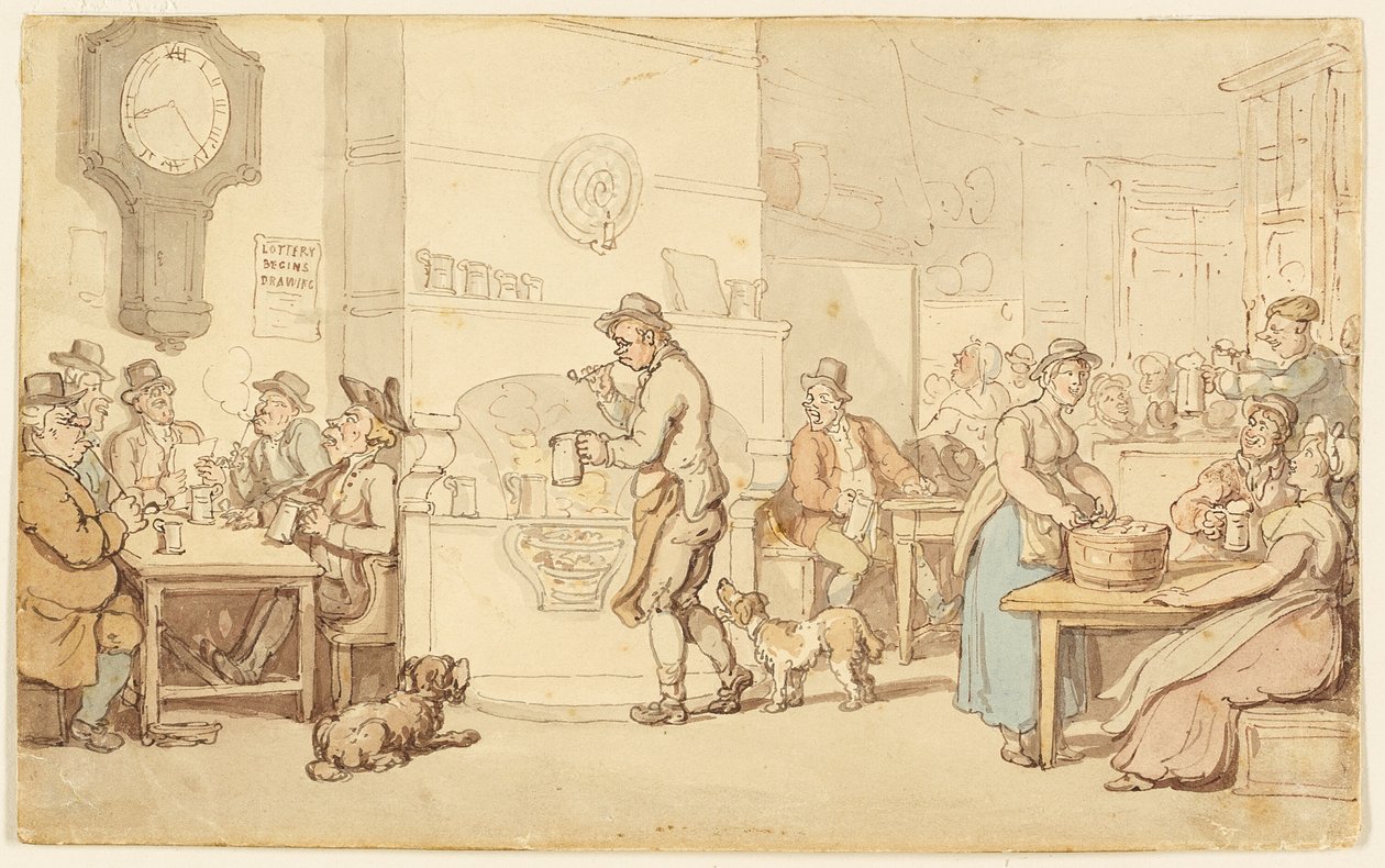 Interno di una locanda da Thomas Rowlandson