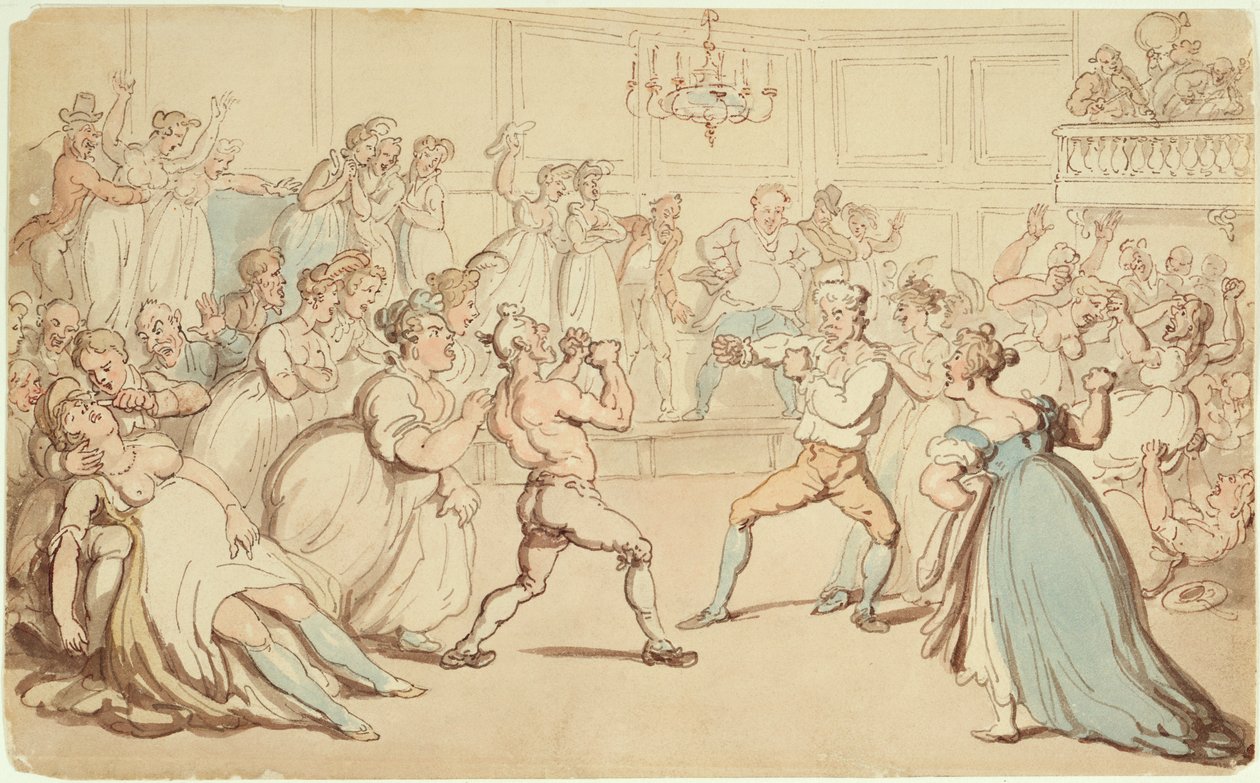 Alzando una brezza da Thomas Rowlandson