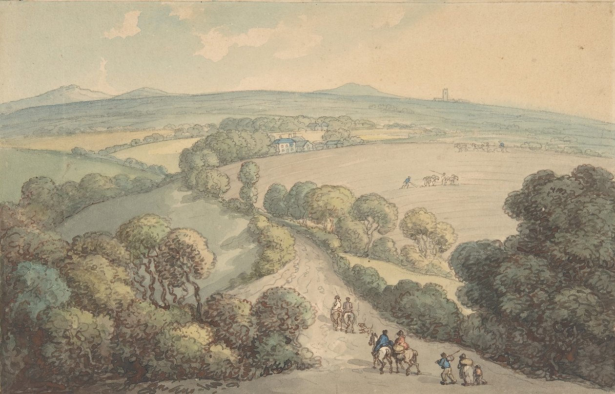Paesaggio, 1780-1827 da Thomas Rowlandson