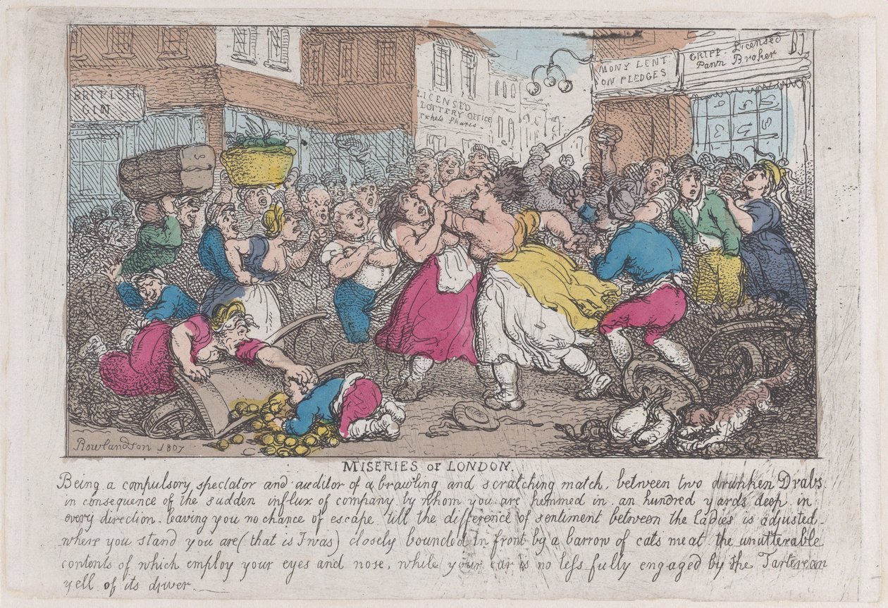 Miserie di Londra da Thomas Rowlandson