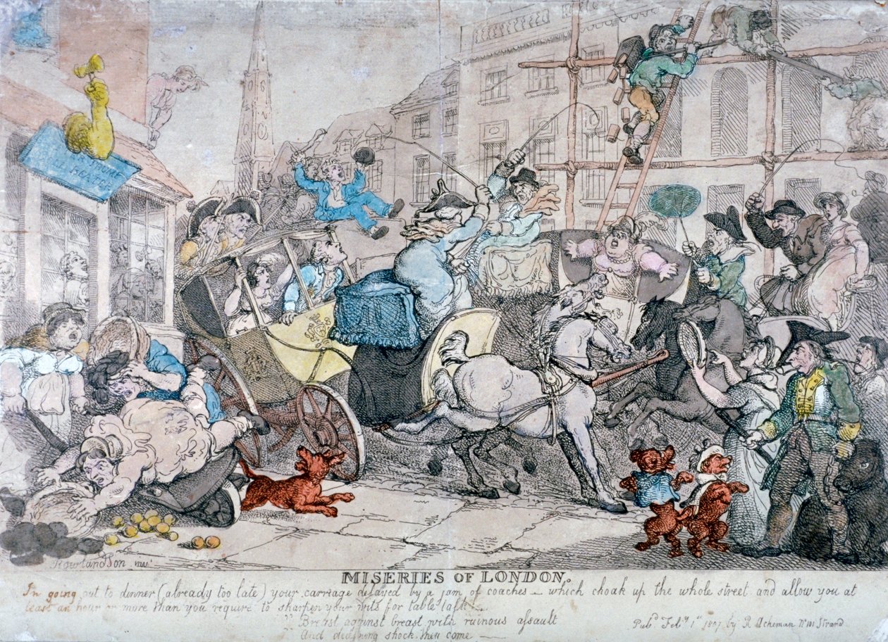 Miserie di Londra da Thomas Rowlandson