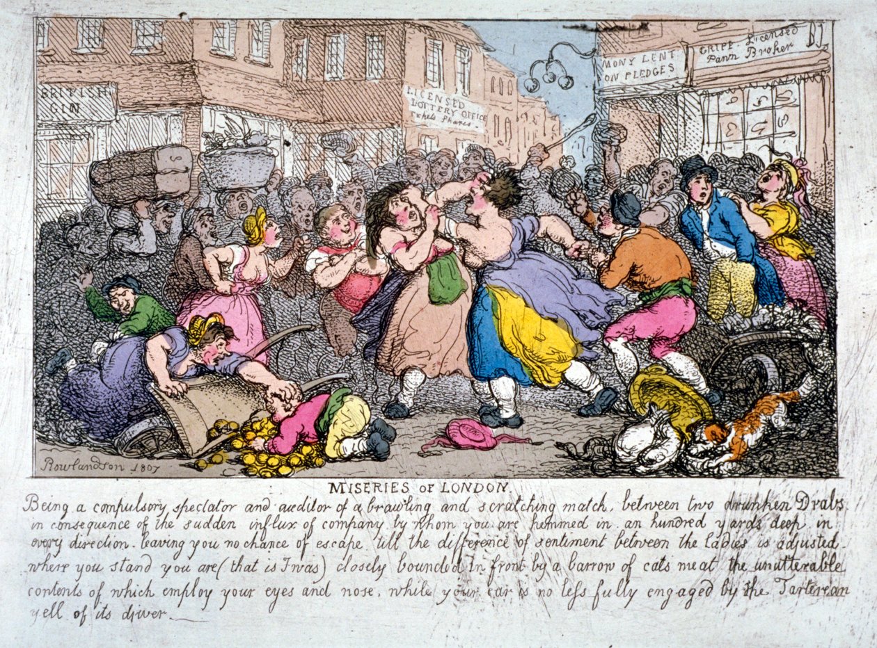 Miserie di Londra da Thomas Rowlandson