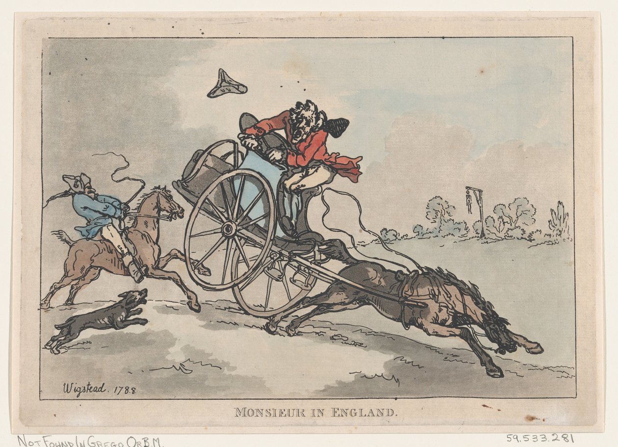 Monsieur in Inghilterra, 1788 da Thomas Rowlandson