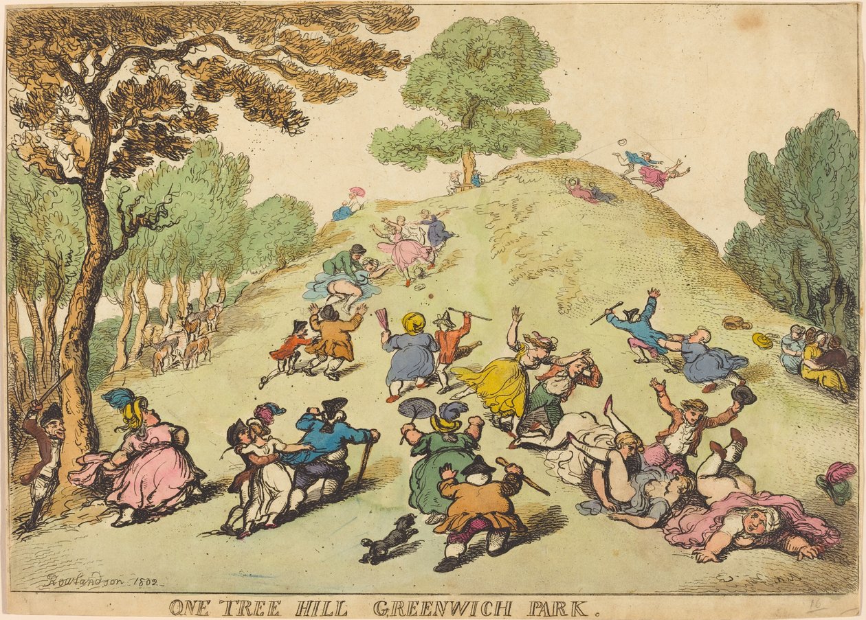 One Tree Hill, Greenwich Park da Thomas Rowlandson