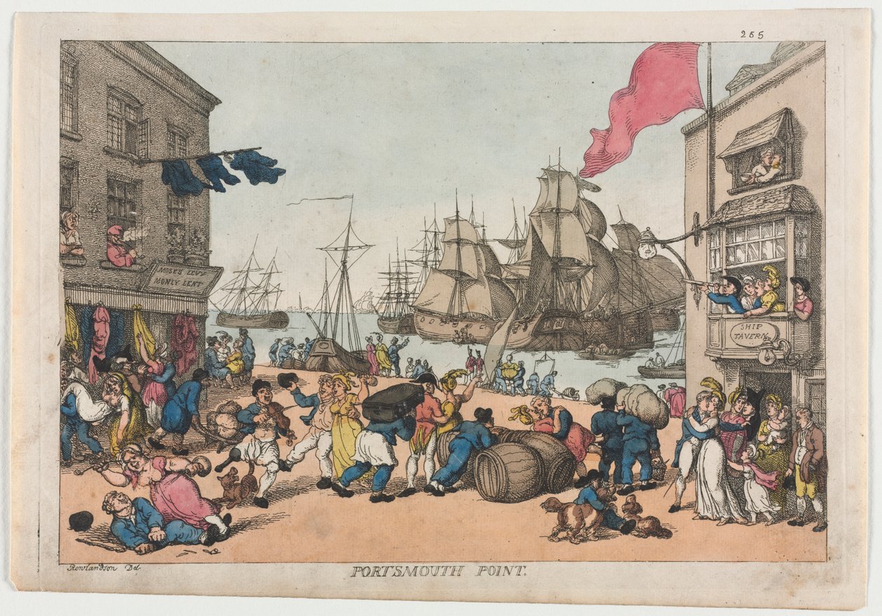 Portsmouth Point da Thomas Rowlandson