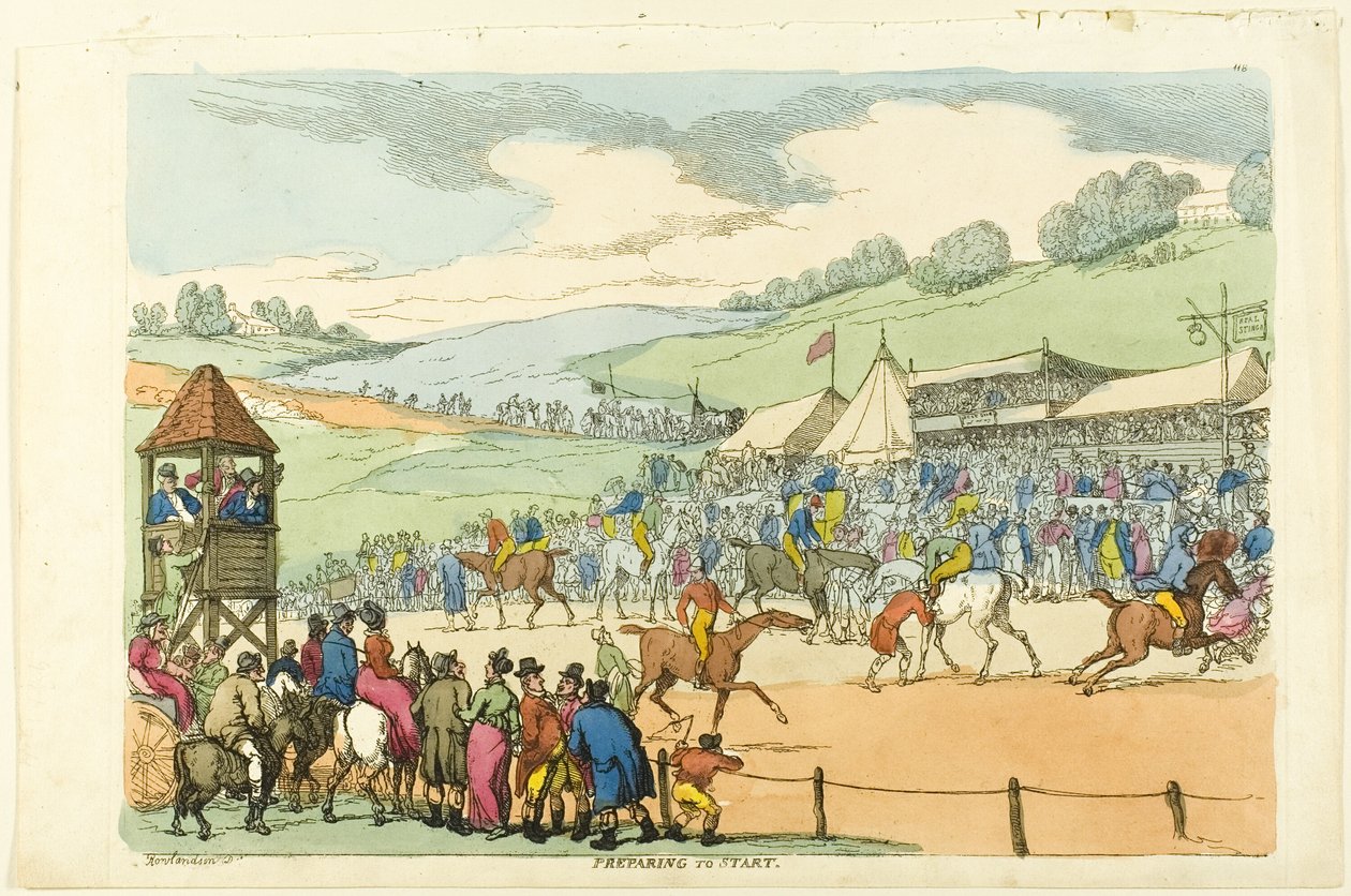 Prepararsi a Partire da Thomas Rowlandson