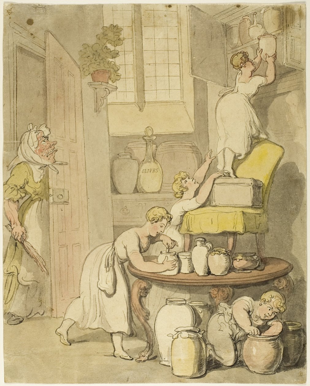 Rubare le Conserve da Thomas Rowlandson