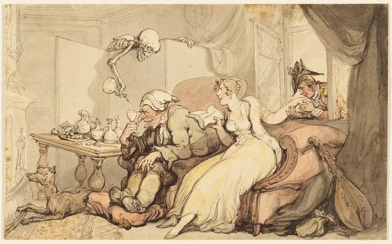 Studio per La luna di miele da Thomas Rowlandson