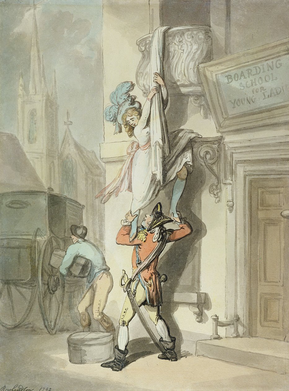 La fuga da Thomas Rowlandson