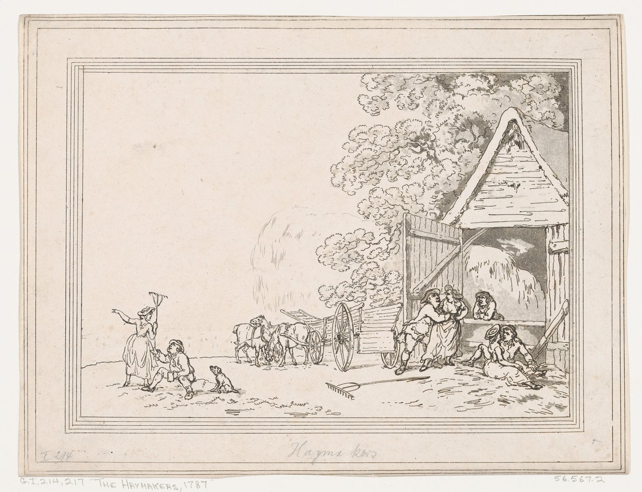 I fienaioli da Thomas Rowlandson