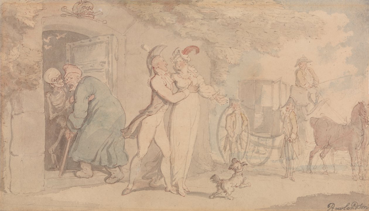 Il Mausoleo da Thomas Rowlandson