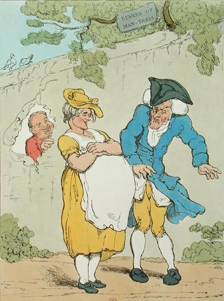 La donna incinta da Thomas Rowlandson