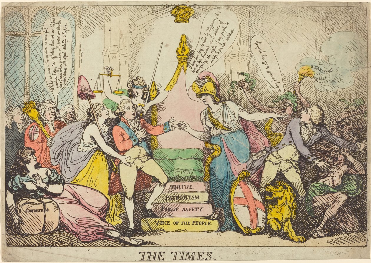 I tempi da Thomas Rowlandson