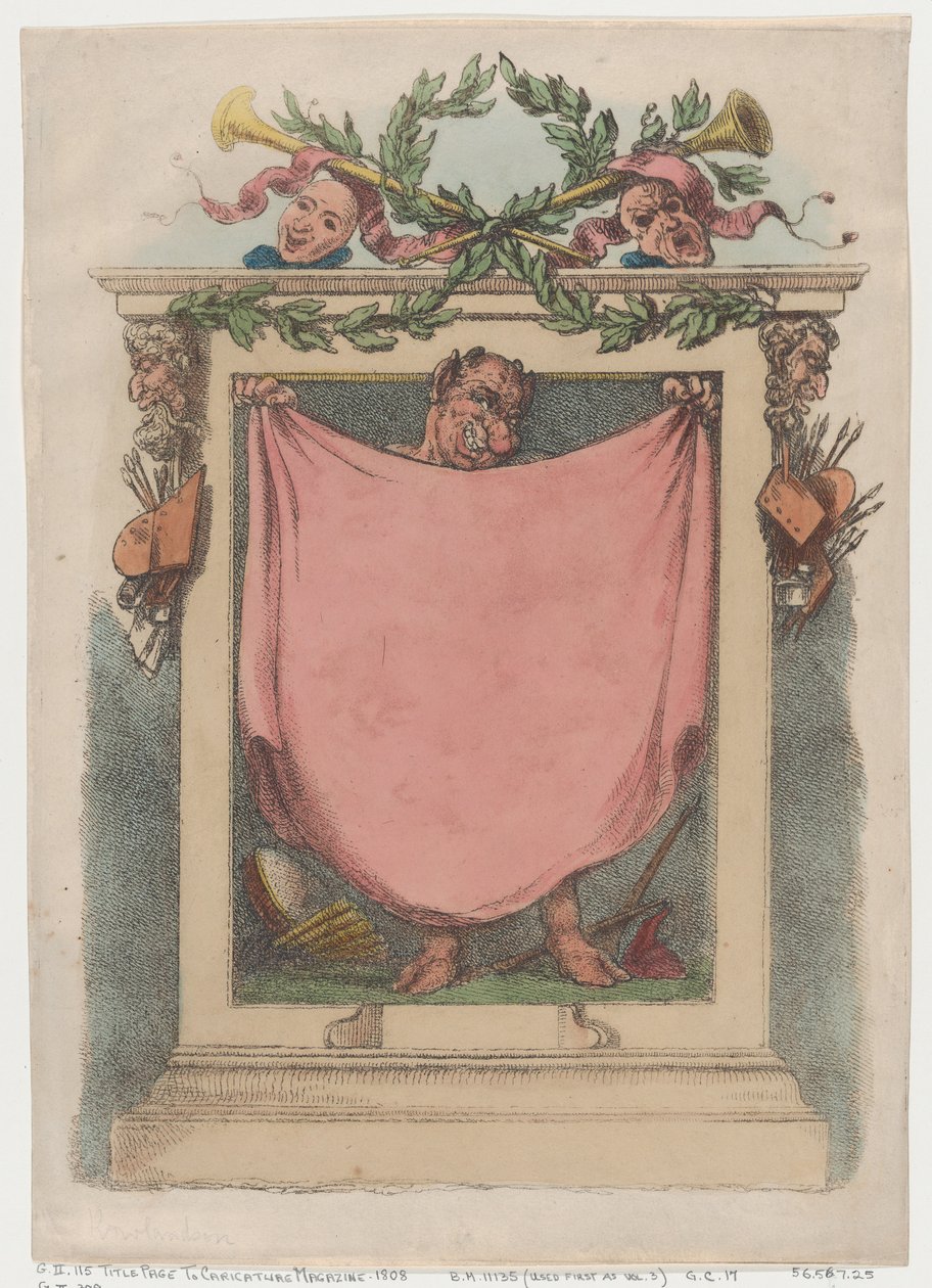 Pagina del titolo, Rowlandson