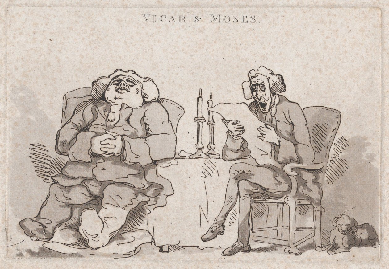 Vicar & Moses, 1786 da Thomas Rowlandson
