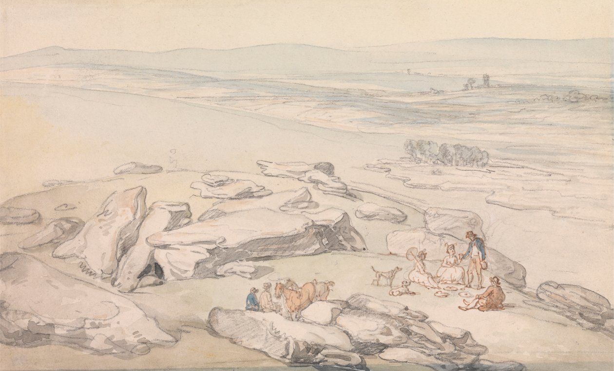 Veduta su Exmoor da Thomas Rowlandson