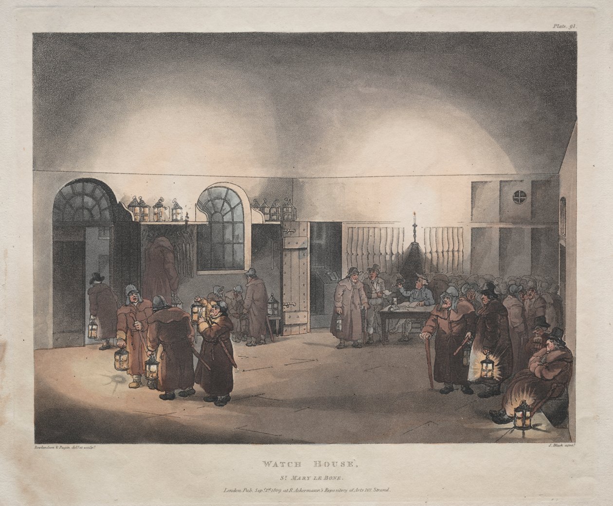 Watch House, St. Mary Le Boue da Thomas Rowlandson
