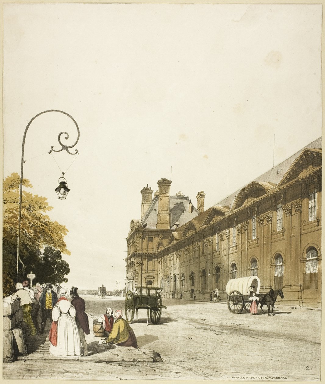 Padiglione di Flore, Tuileries da Thomas Shotter Boys