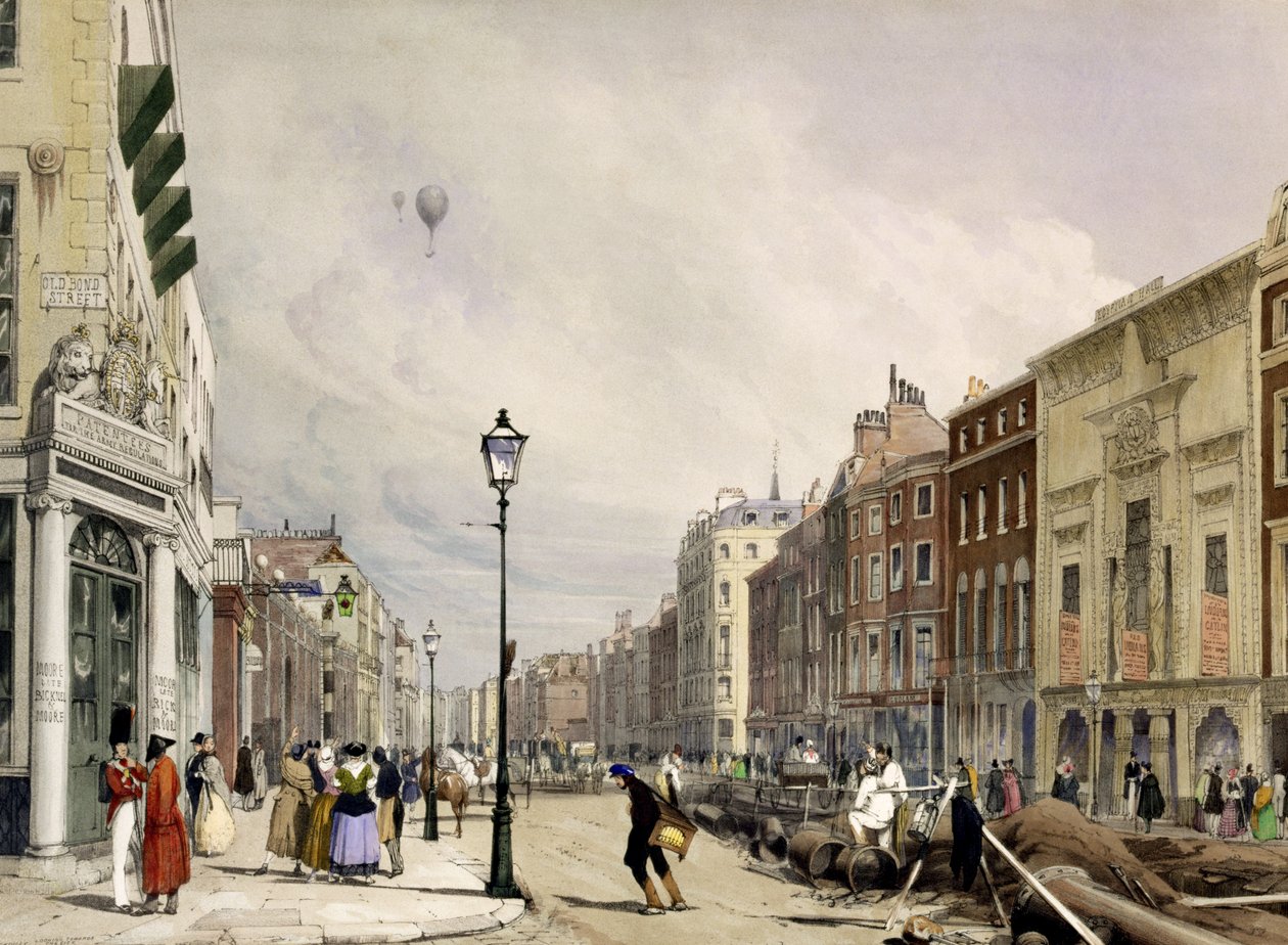 Piccadilly, 1842 da Thomas Shotter Boys