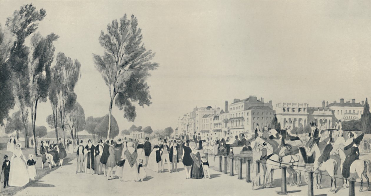Società a Hyde Park, 1842 da Thomas Shotter Boys