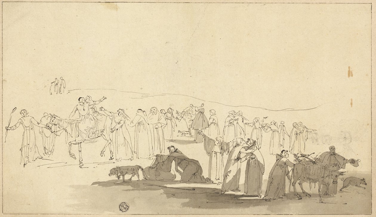 I pellegrini di Canterbury da Thomas Stothard
