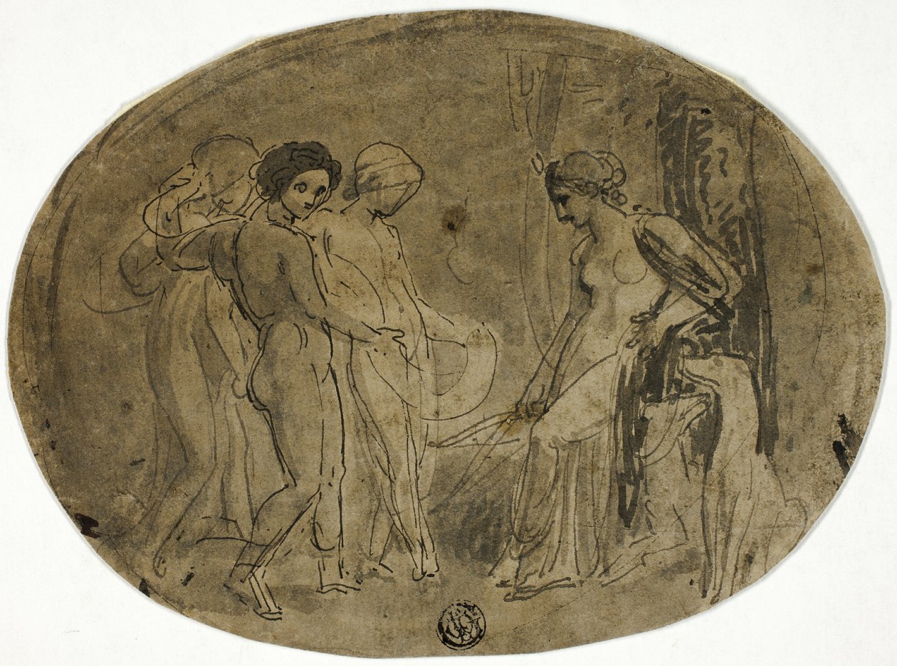Diana e i suoi accompagnatori da Thomas Stothard