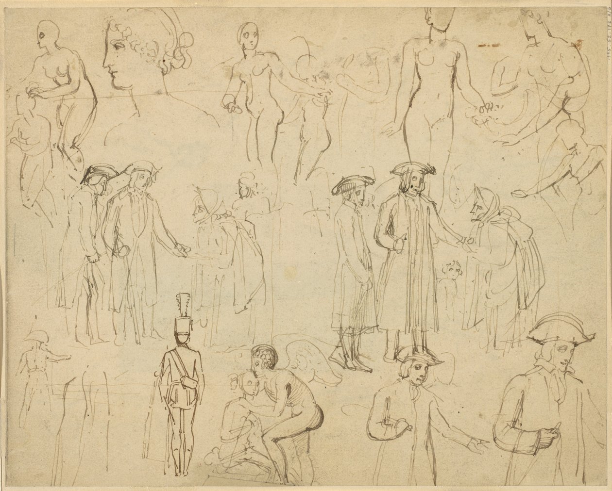 Roger de Coverley e gli Zingari [verso] da Thomas Stothard