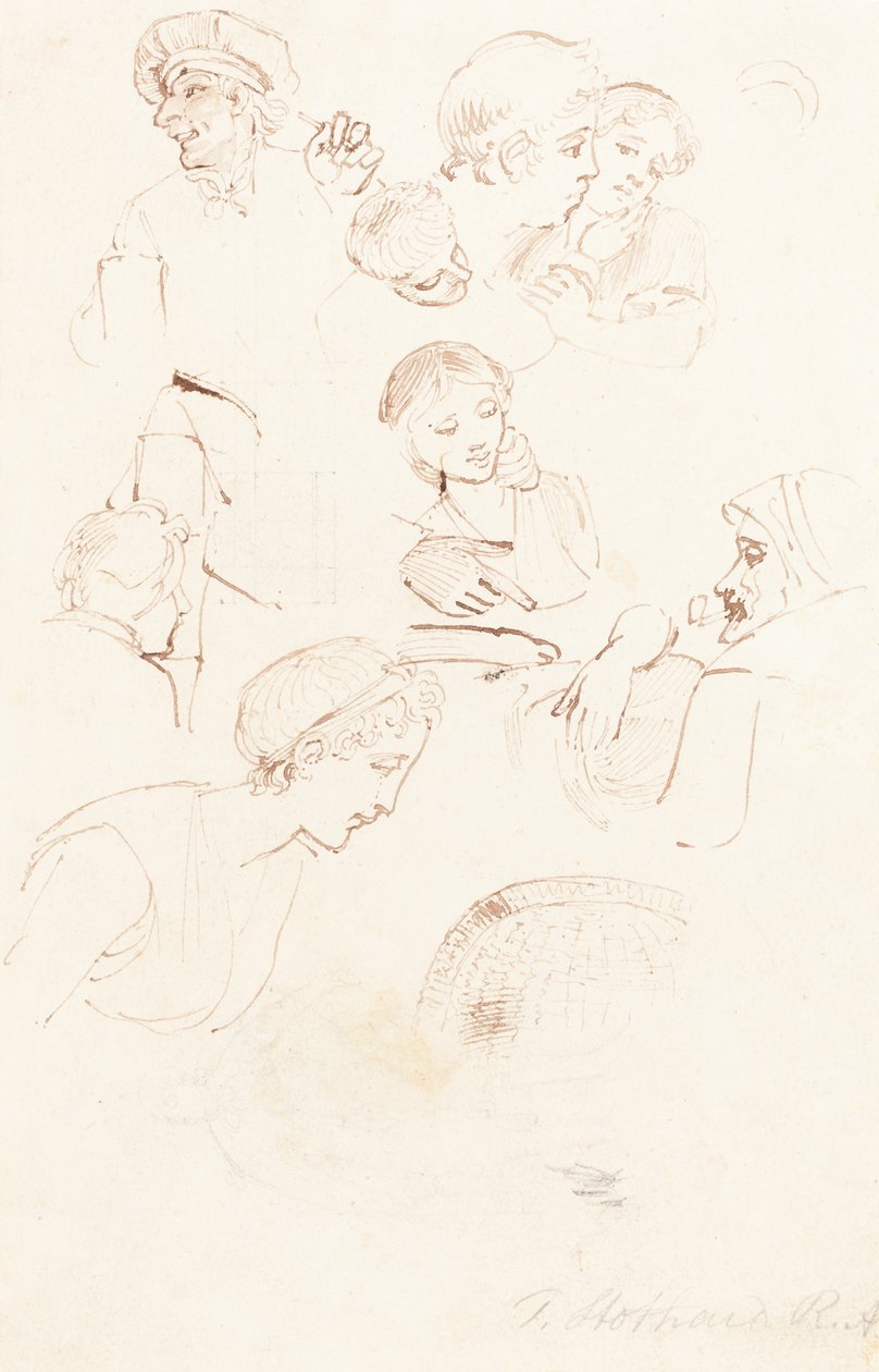 Foglio di Studi da Thomas Stothard
