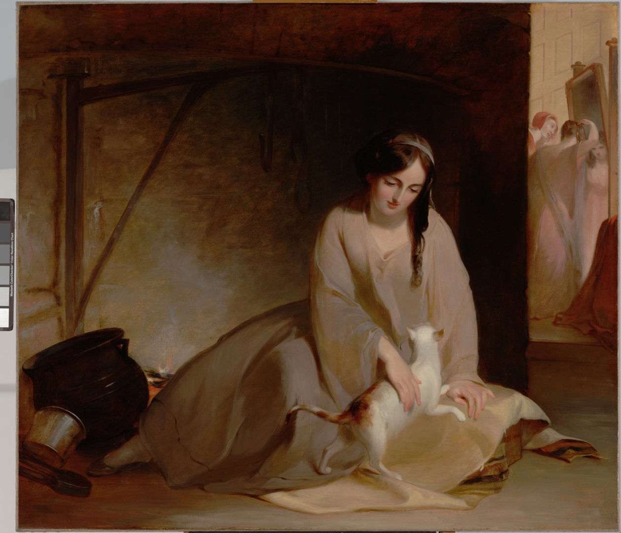 Cenerentola al fuoco della cucina da Thomas Sully