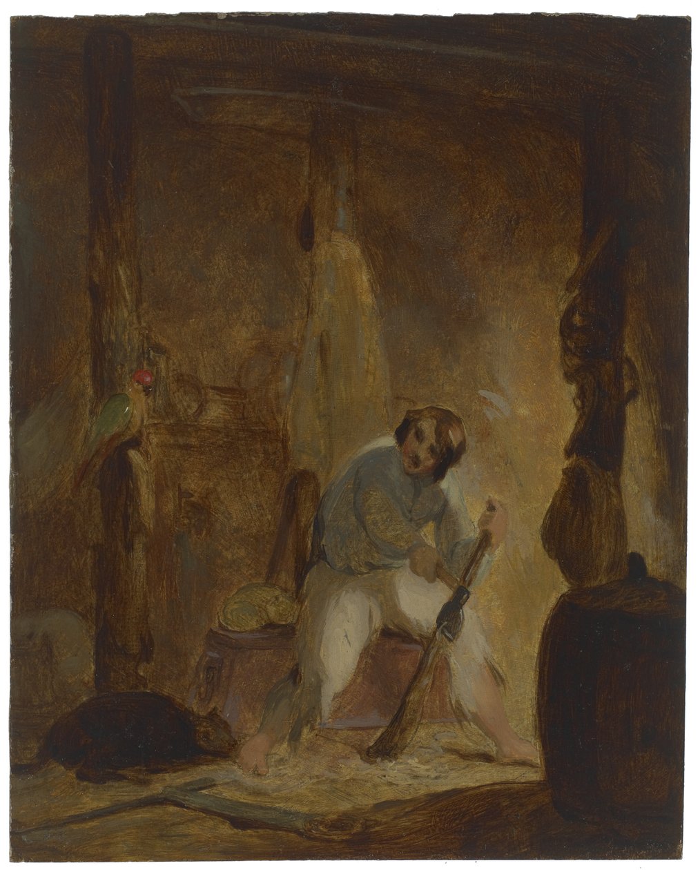 Nella sua caverna, c.1856 da Thomas Sully