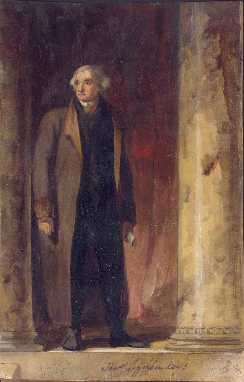 Ritratto di Thomas Jefferson da Thomas Sully