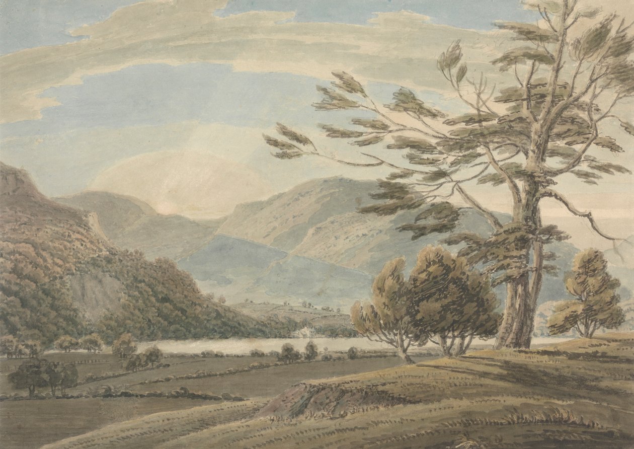 Paesaggio: Alberi, laghi e montagne, Distretto dei Laghi da Thomas Sunderland