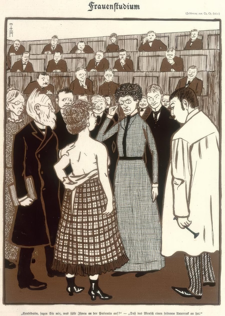 Studio delle donne da Thomas Theodor Heine
