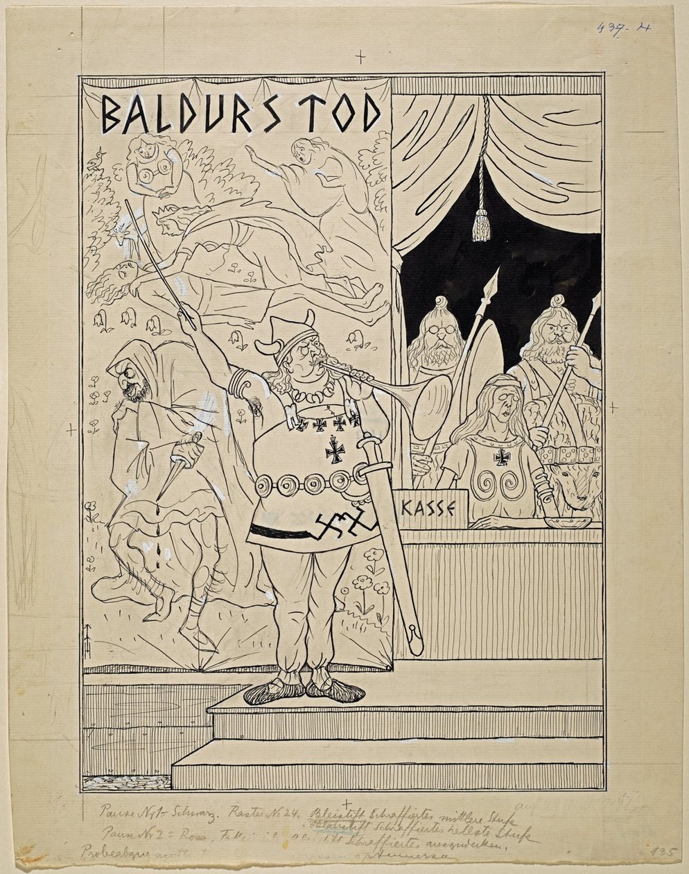 Concorrenza per Oberammergau; Simplicissimus XXXV/8 da Thomas Theodor Heine