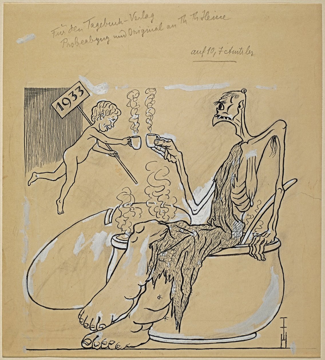 Buon anno 1933 da Thomas Theodor Heine