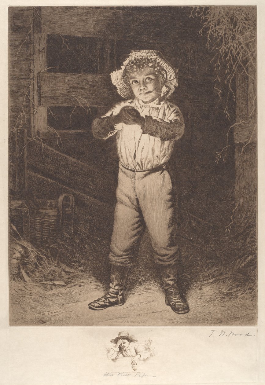 La sua prima pipa da Thomas Waterman Wood