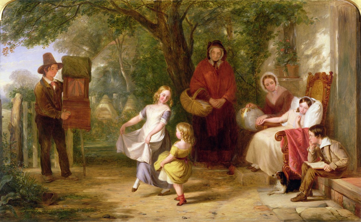 Malattia e salute, 1843 da Thomas Webster