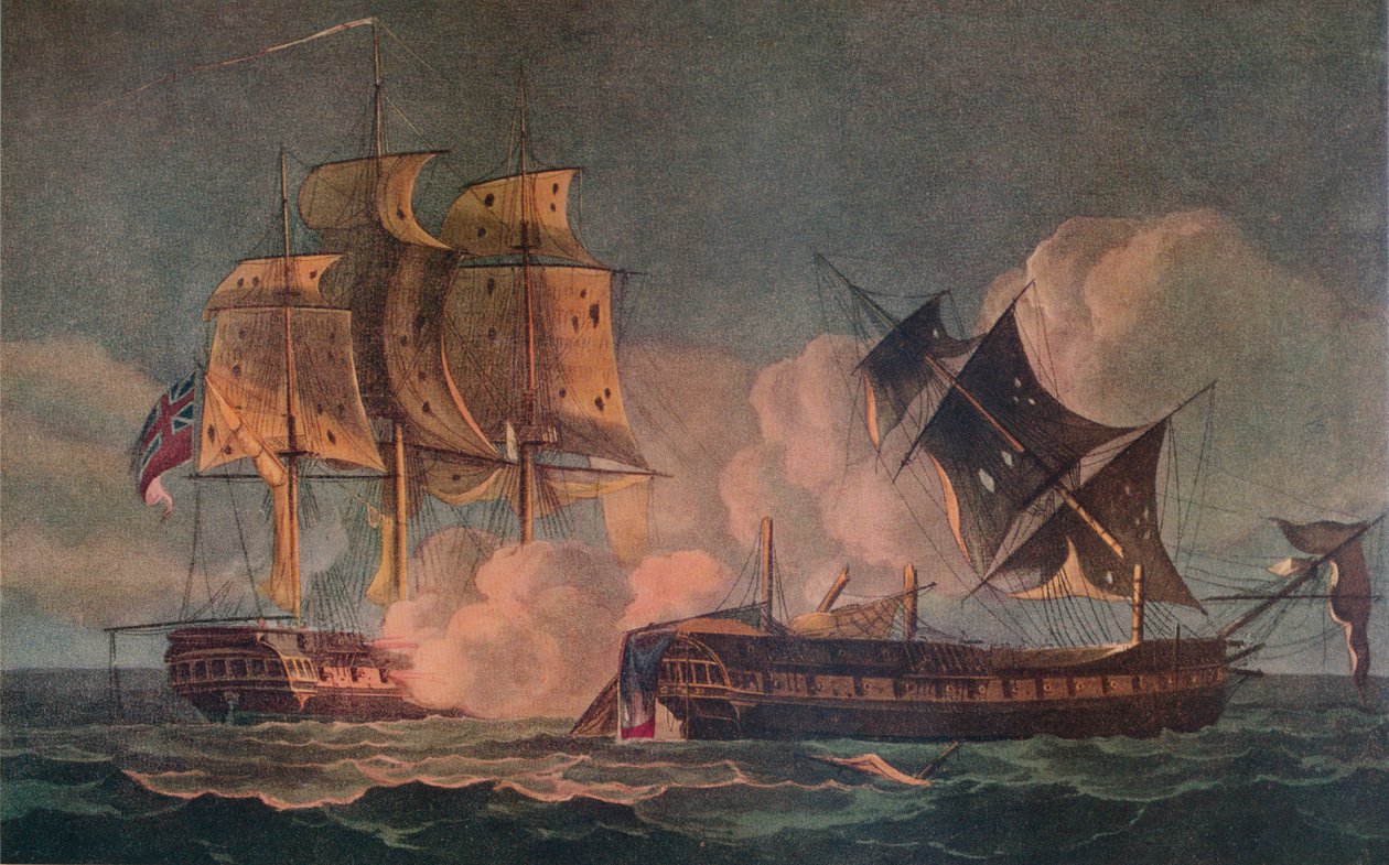 Cattura del Forte, c1800 da Thomas Whitcombe