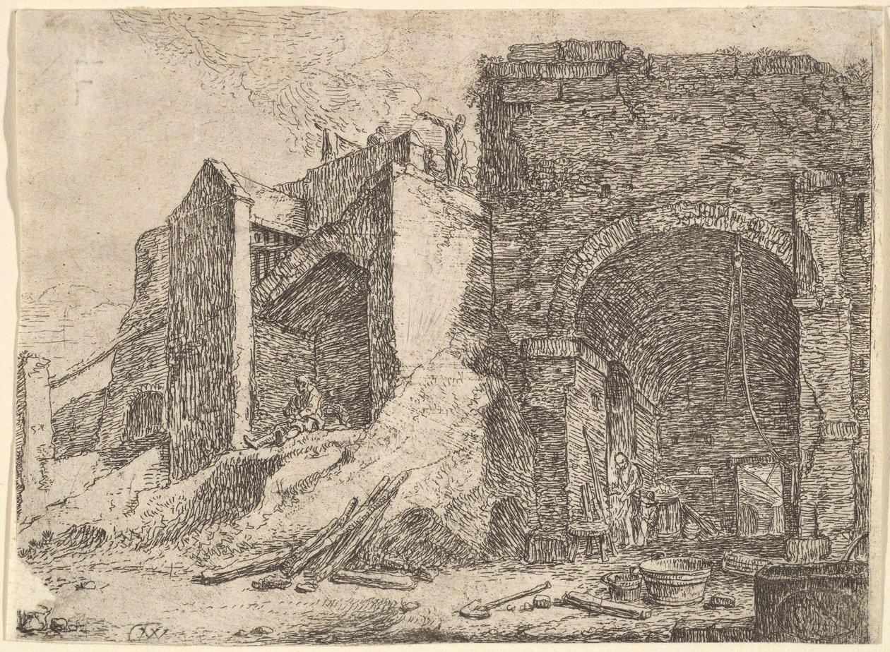 La fucina, XVII secolo da Thomas Wijck
