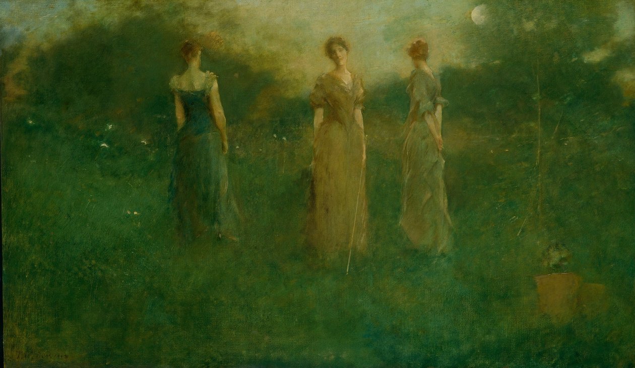 In giardino da Thomas Wilmer Dewing