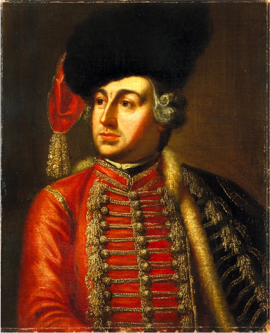 Ritratto di David Garrick (1717-1779) da Thomas Worlidge