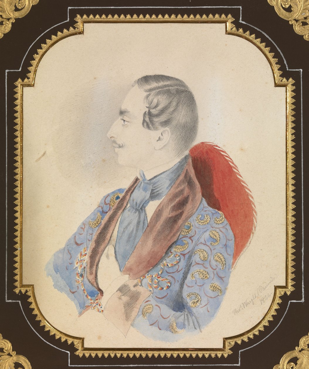 Ritratto di Ilya Mikhaylovich Miklashevsky da Thomas Wright
