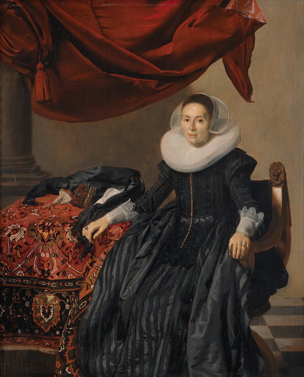 Ritratto di una giovane donna da Thomas de Keyser