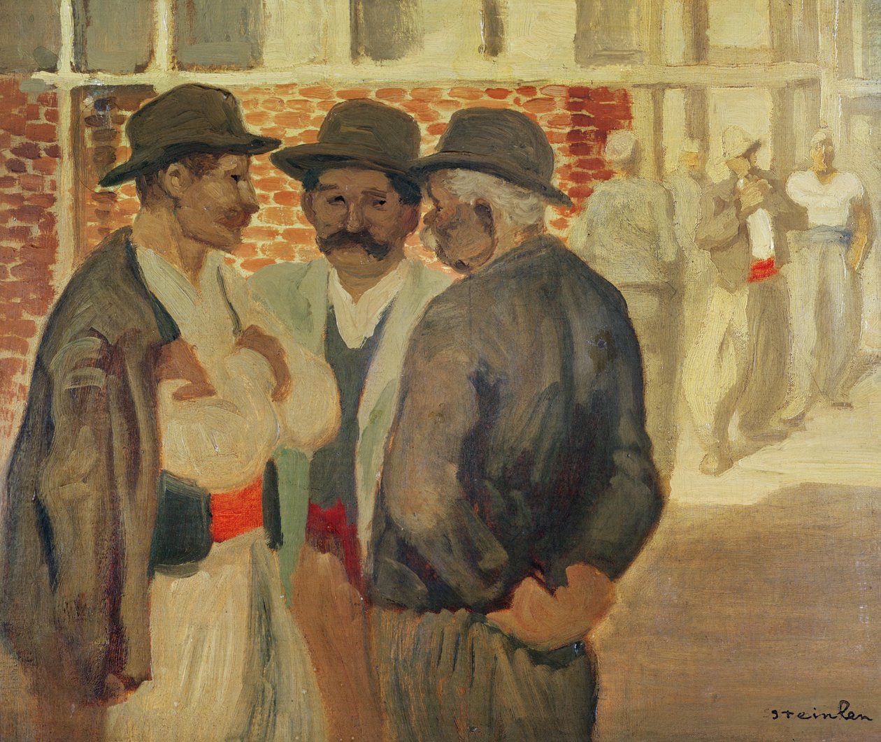 Operai edili da Théophile Alexandre Steinlen