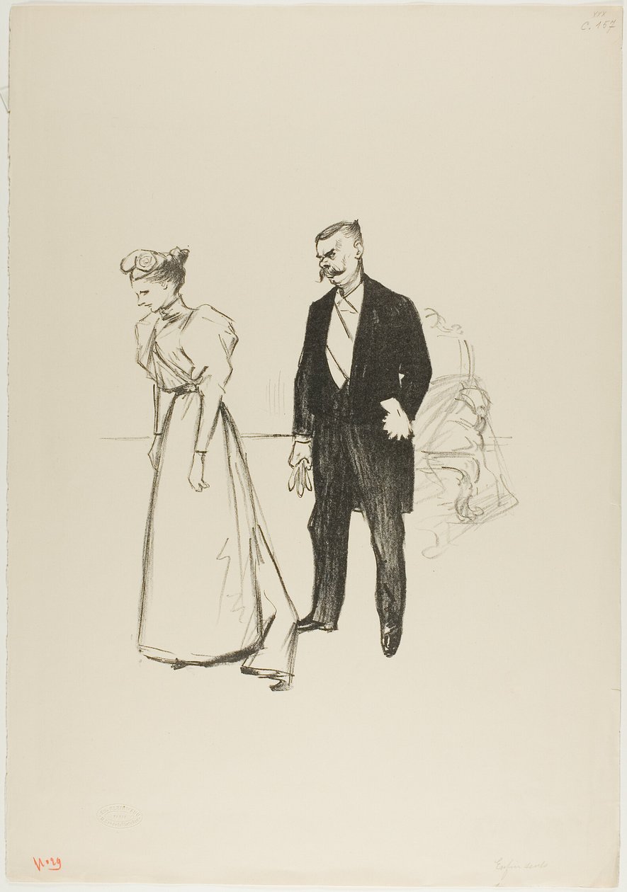 Finalmente soli! da Théophile Alexandre Pierre Steinlen