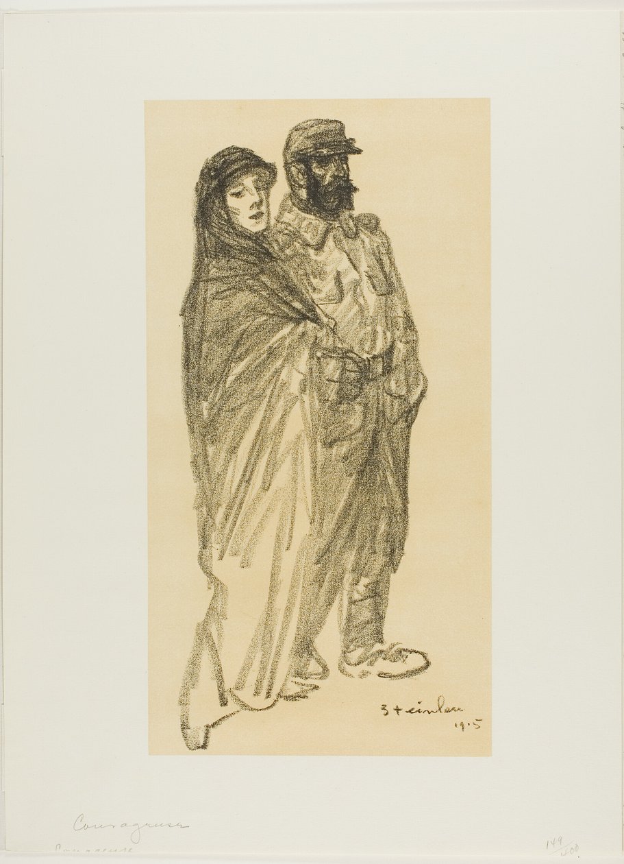 Coraggioso da Théophile Alexandre Pierre Steinlen