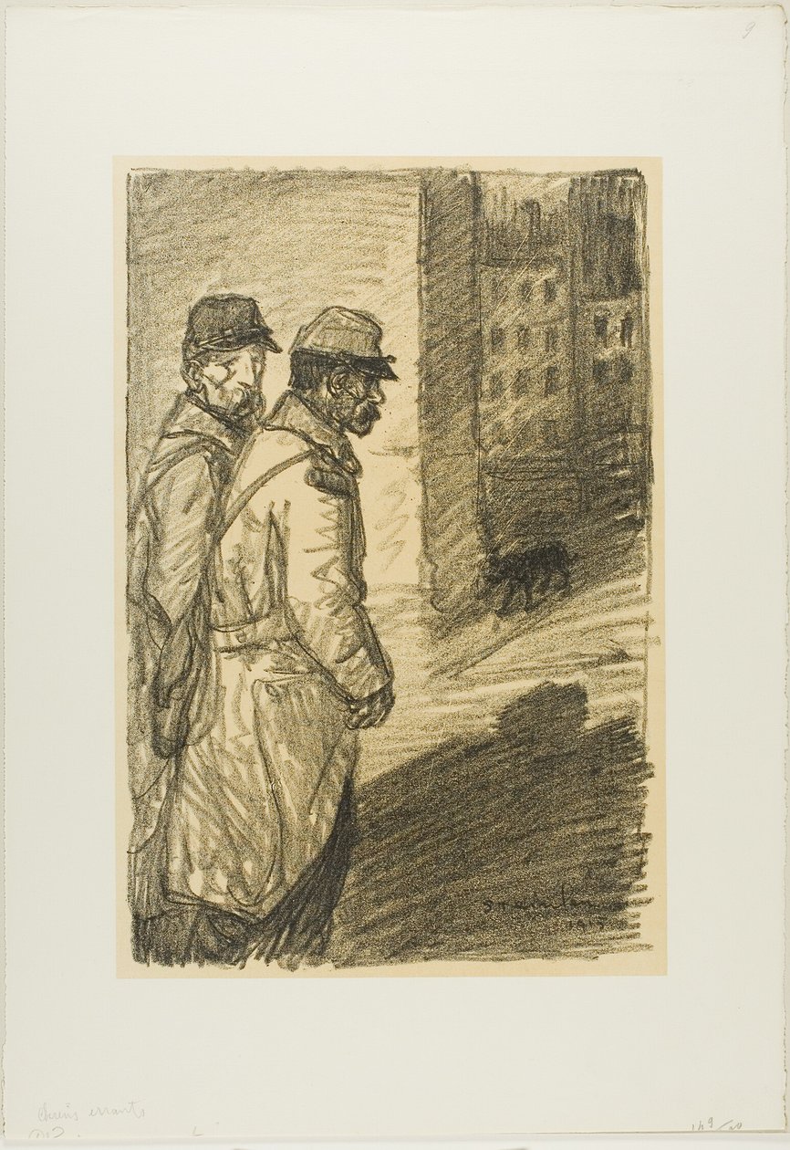 Cani erranti da Théophile Alexandre Pierre Steinlen
