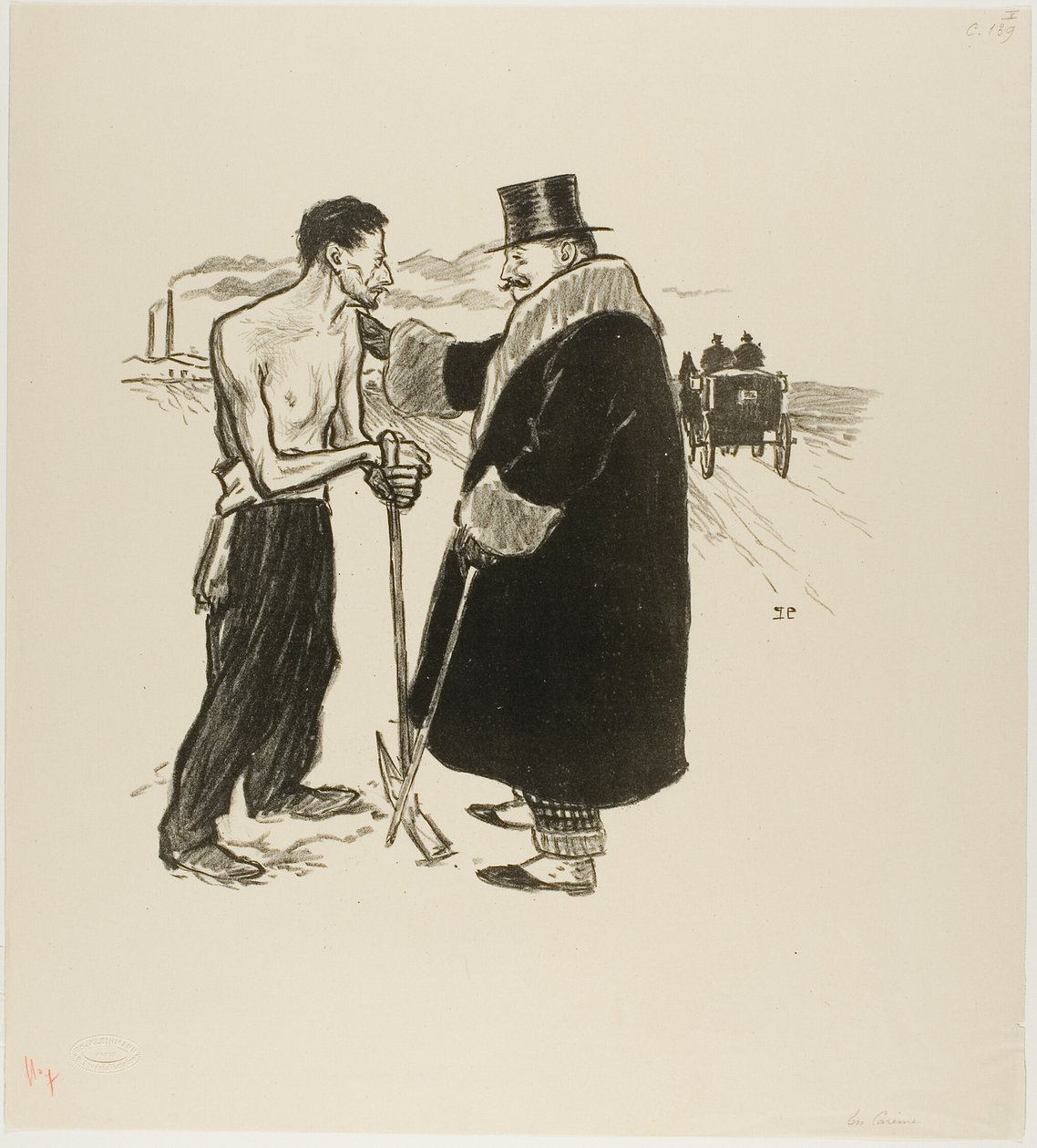 In basso da Théophile Alexandre Pierre Steinlen